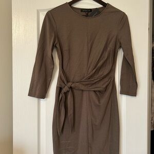 Dynamite Brown Short Sleeve dress